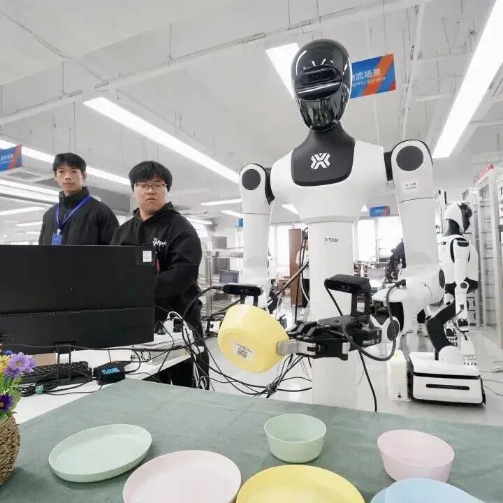 北京人形机器人数据基地现场