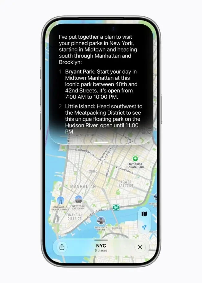 Apple Siri上下文理解官方产品图